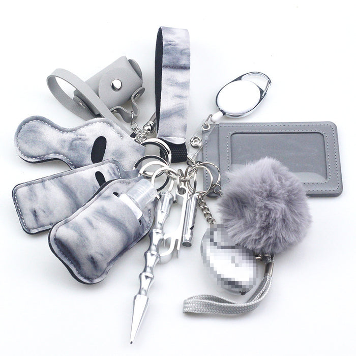 Wholesale Diving Fabric Multifunctional Keychain 14-piece Set JDC-KC-TouMS041