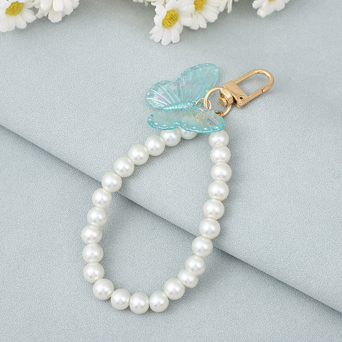 Wholesale Butterfly Flying Series Headphone Companion Keychain with Exquisite Colorful