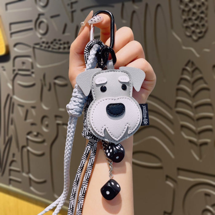 Wholesale Original DIY leather keychain cartoon figurine hanging accessories wholesale creative backpack exquisite pendant small accessories