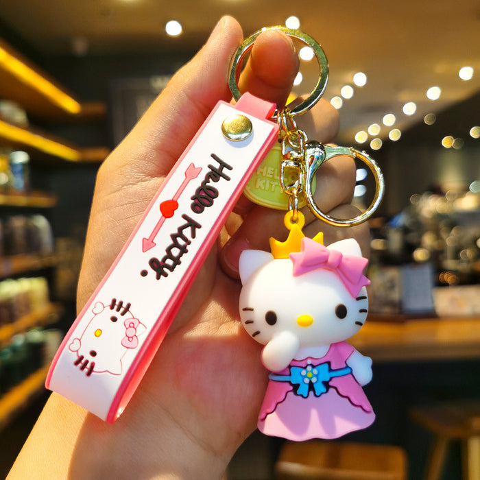 Wholesale Cartoon Doll Silicone Keychain JDC-KC-Tingm219