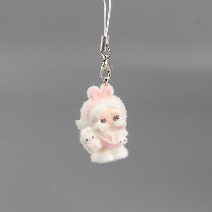 Wholesale Creative Velvet Keychain Cute Cartoon Doll Phone Strap