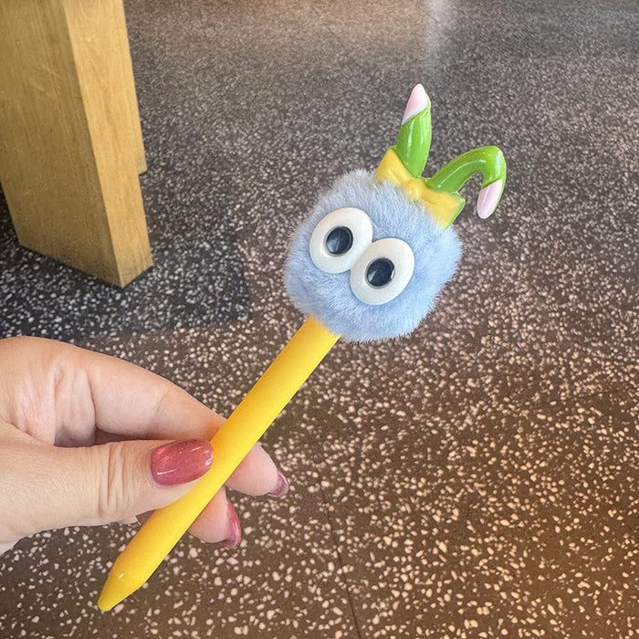 Wholesale Funny and cute pom-pom ballpoint pen
