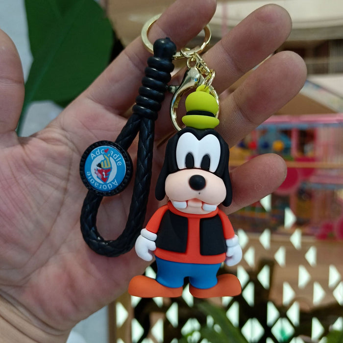 Wholesale Cartoon Silicone Doll Keychain JDC-KC-KuangK043