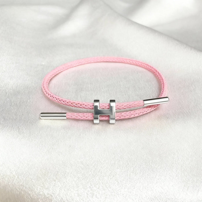 Wholesale I-Shaped Buckle Steel Wire Bracelet H Buckle Adjustable Titanium Steel Bracelet