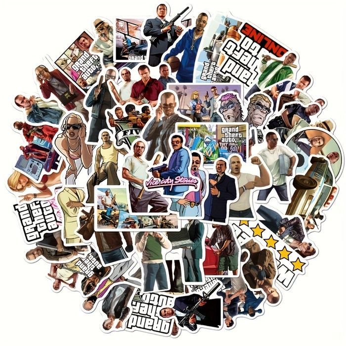 Wholesale 50pcs Waterproof laptop stickers,  laptop graffiti stickers,  car luggage stickers,  water cup stickers