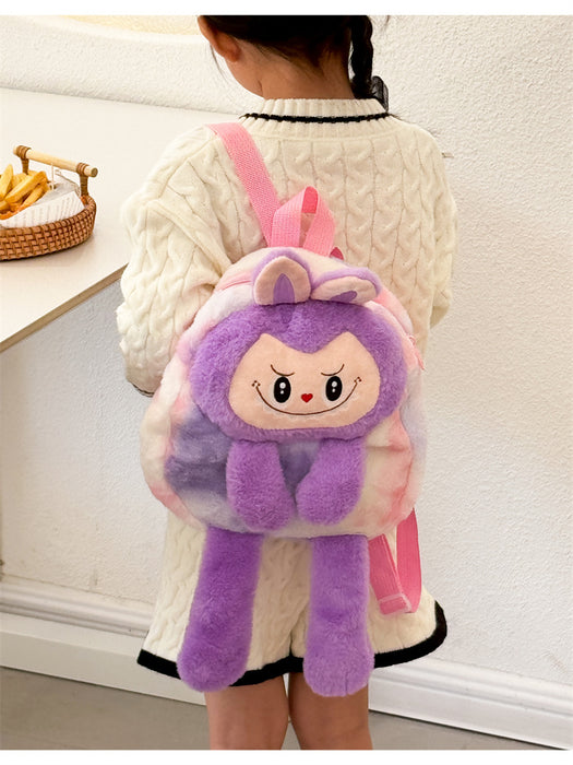 Wholesale Plush toy backpack, male doll, children's cartoon cute plush toy