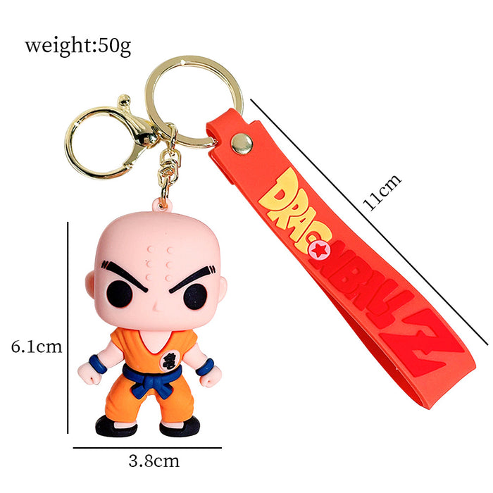 Wholesale Cartoon Silicone Doll Keychain JDC-KC-QiChao037