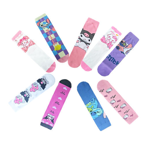 Wholesale Four Seasons Anime Mid-Calf Socks