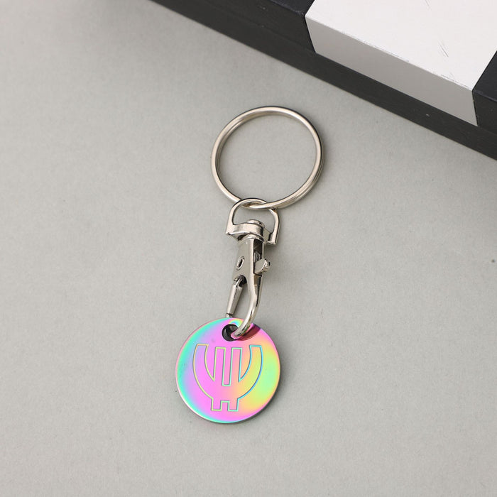Wholesale Stainless Steel Pendant Keychain JDC-KC-YiT003