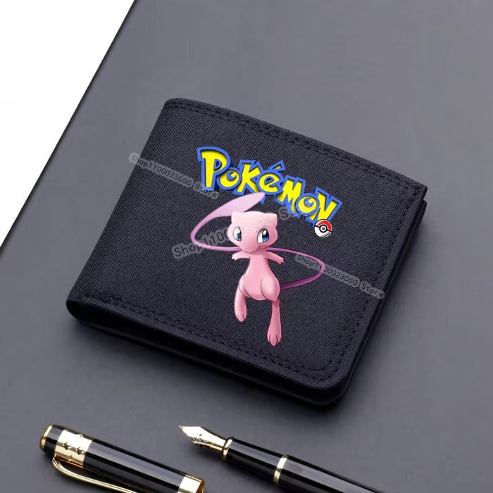 Wholesale Cartoon Printed Short Canvas Wallet Zipper Wallet Denim JDC-WT-Qiqiang001