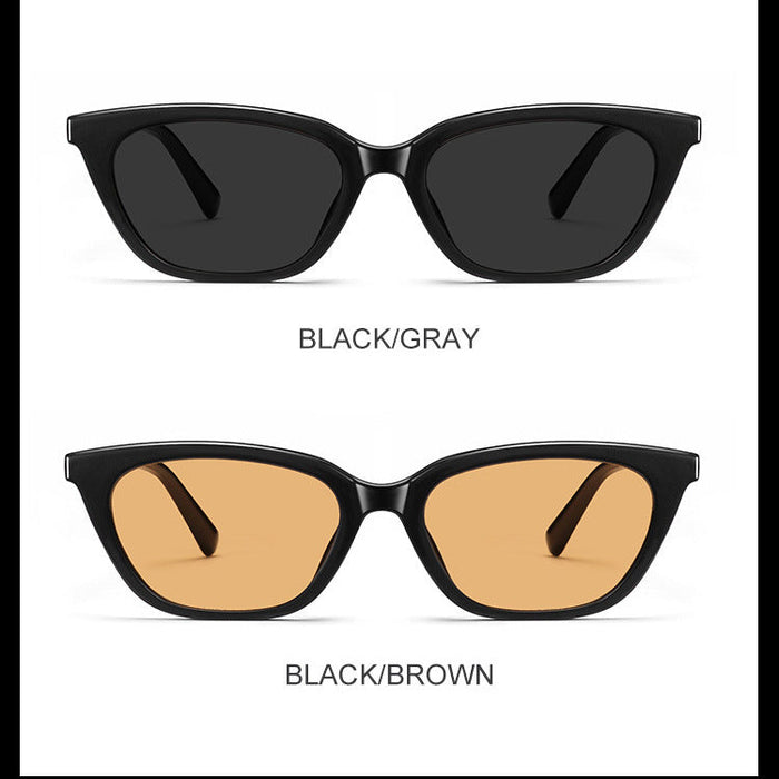 Wholesale Sunglasses men's retro high-end cat-eye sunglasses polarized internet celebrity small frame