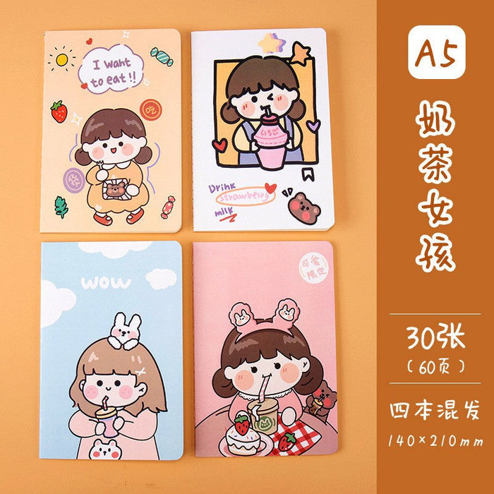 Wholesale A5 Cartoon Cute Notebook MOQ≥2 JDC-NK-XHZ002