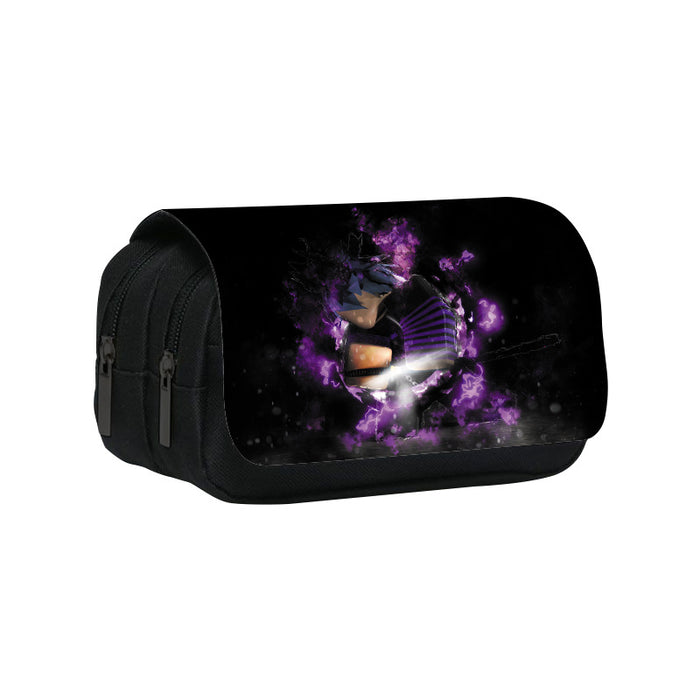 Wholesale Printing Double Layer Pencil Bag Cartoon Storage Bag