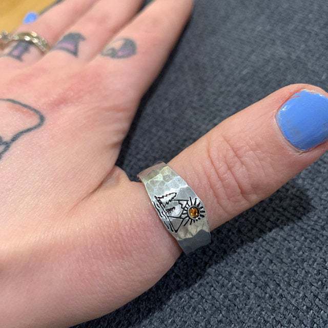 Wholesale Vintage Sunset Valley Ring Set with Diamonds