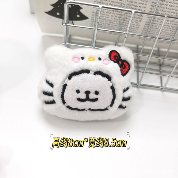 Wholesale Cute Plush Puppy Doll Brooch Dress-up  Plush Squeaky Pendant Bag Decoration