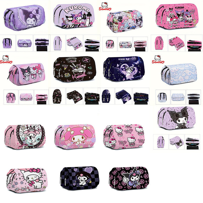 Wholesale 3D Anime Polyester Pencil Case