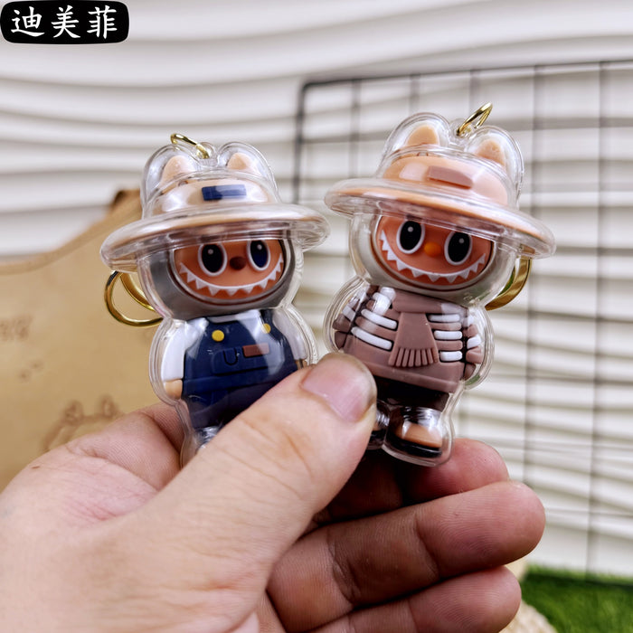 Wholesale Creative Acrylic Cartoon Cute Keychain Popular Children' s Gift Small Pendant Doll