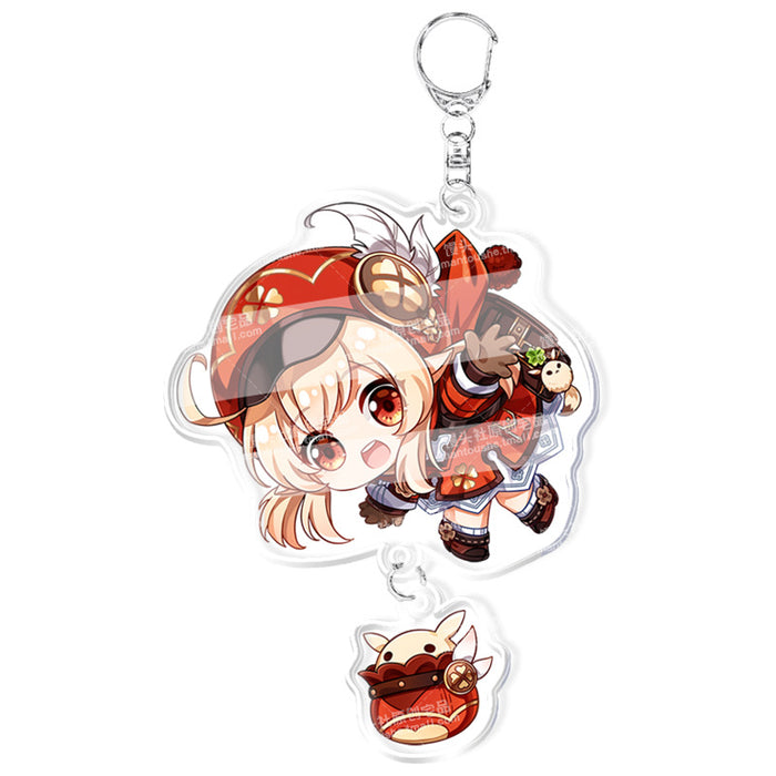 Wholesale Anime peripheral Yuan acrylic keychain accessory