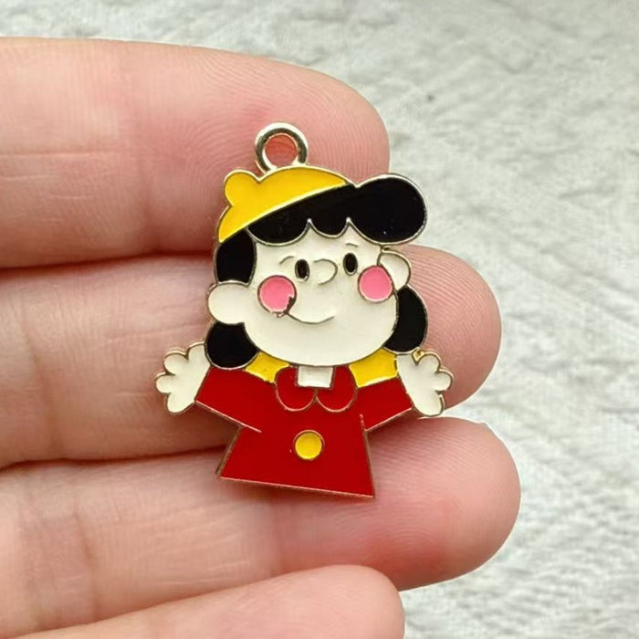 Wholesale 10pcs Cute Cartoon Minimalist Earrings,  Bracelet,  and Pendant