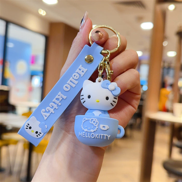 Wholesale Cartoon keychain creative small gift cute backpack pendant doll car keychain