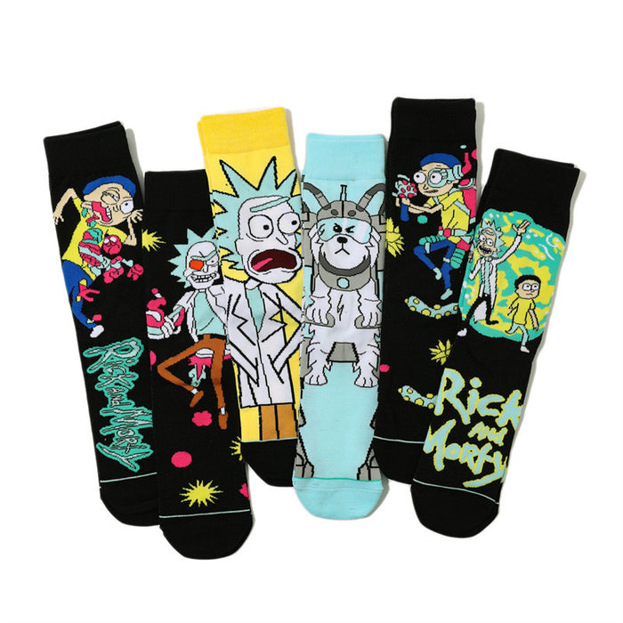 Wholesale Cotton socks,  anime-style mid-calf socks