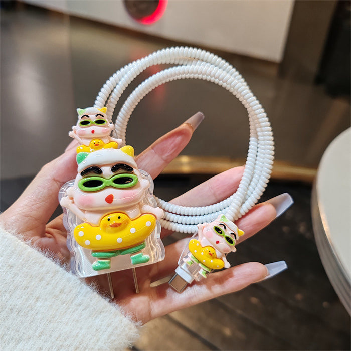 Wholesale Cartoon character charger protective case 20W