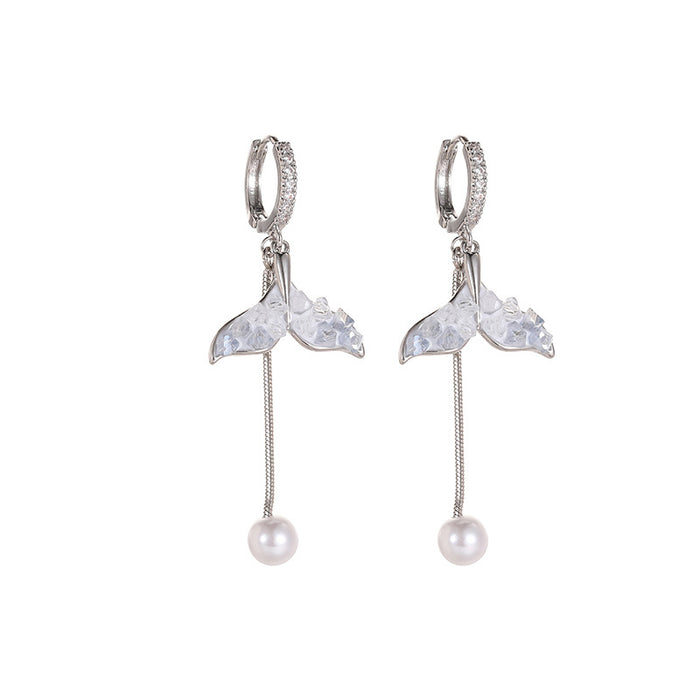 Wholesale Fishtail Beads Tassel Ear Buckle