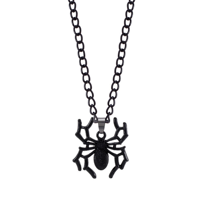 Wholesale Halloween Spider Alloy Necklace JDC-NE-JueHe004