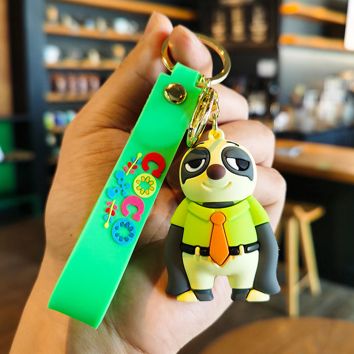 Wholesale Cartoon Doll Rubber Keychain JDC-KC-Tingm161