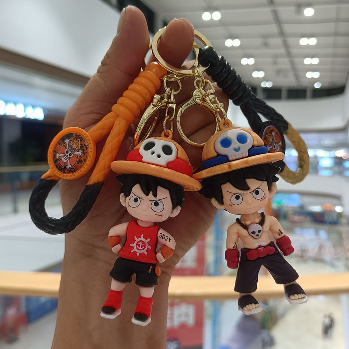 Wholesale Cartoon Silicone Anime Keychain JDC-KC-YiChang026