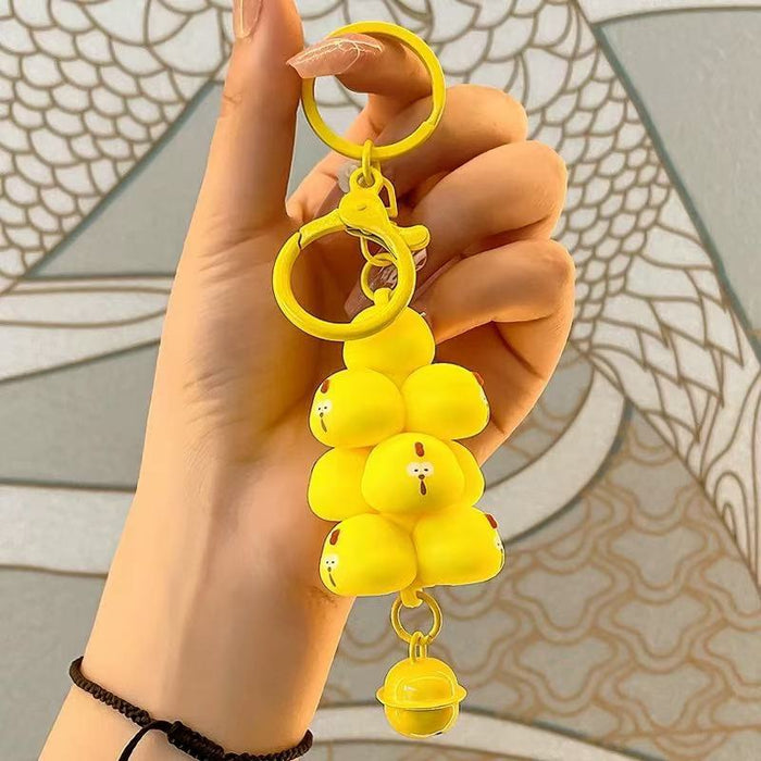 Wholesale Cartoon cute pig panda stack pendant  couple car bag key chain accessories small gifts