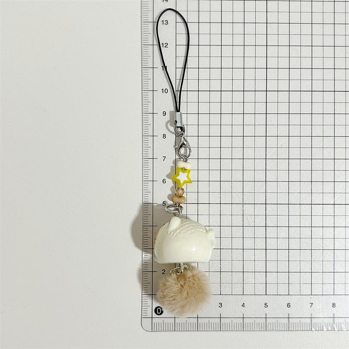 Wholesale Plush Kitten Cute Cartoon Pendant Mobile Phone Chain Key Hanging Ornaments