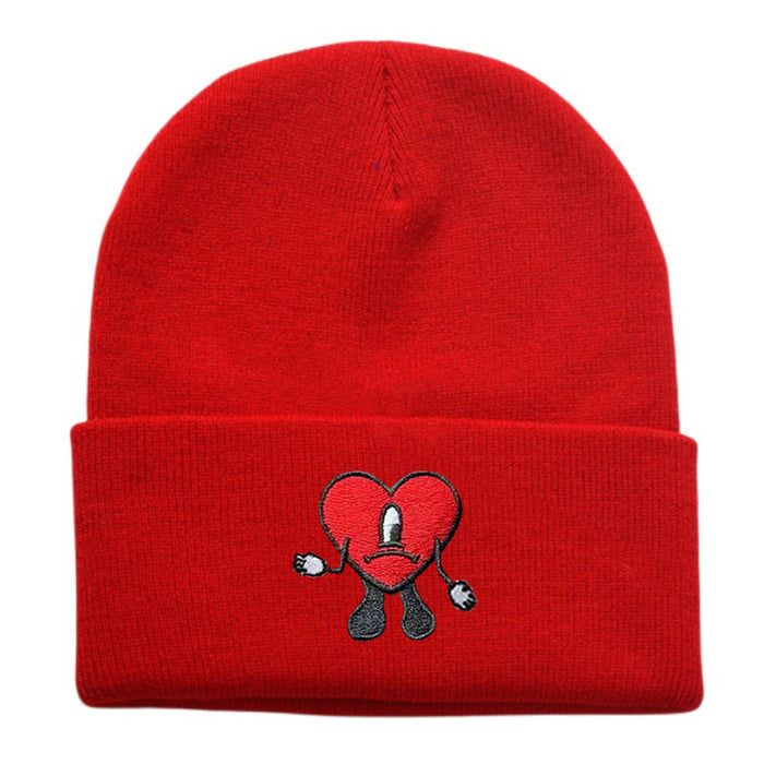 Wholesale Cartoon Embroidery Acrylic Wool Knitted Hat JDC-FH-Shengn006