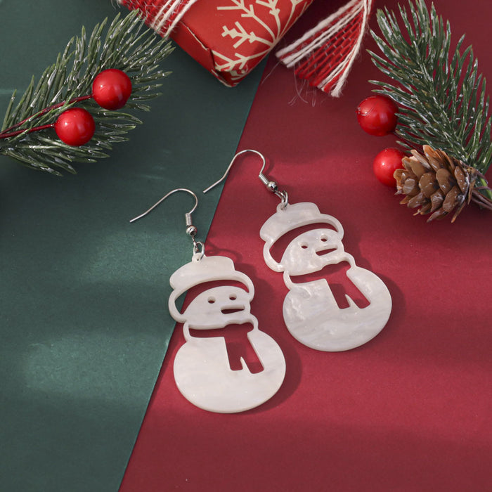 Wholesale Christmas Glitter Acrylic Earrings