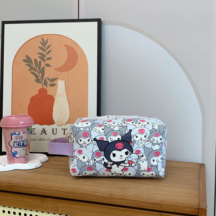 Wholesale Cartoon pencil case, large capacity, multifunctional, high aesthetic value, cute girl, elementary school stationery bag, creative zero wallet pencil case