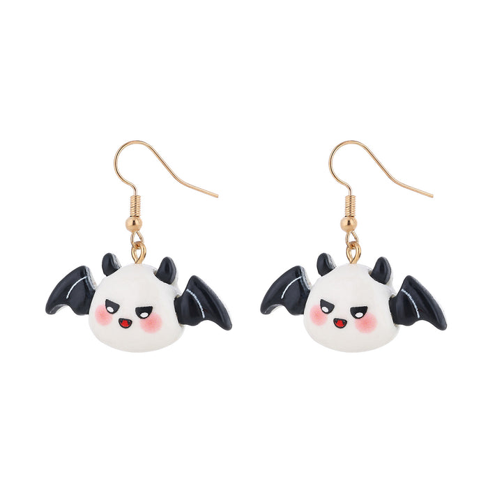 Wholesale  series witch,  pumpkin ghost bat and skull earrings