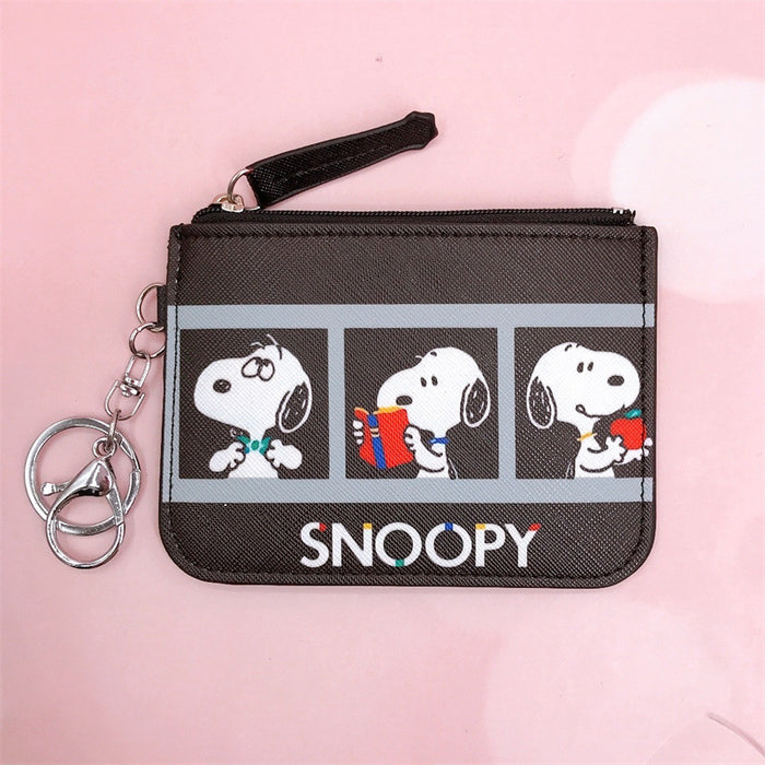 Wholesale PU Cartoon Printing with Key Ring Card Holder Coin Purse JDC-WT-YaLL020