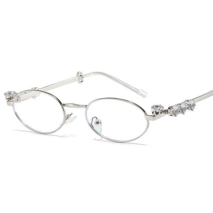 Wholesale Advanced natural pearl studded diamond frame, natural myopia frame