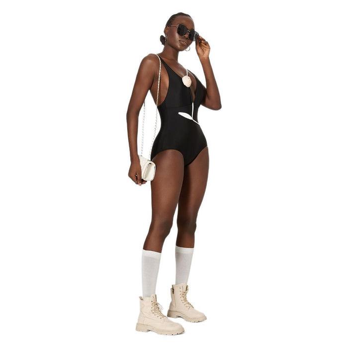 Wholesale One piece swimsuit handmade three-dimensional rose swimsuit sexy