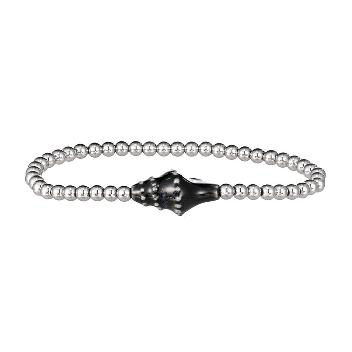 Wholesale Swimming wearable mini bracelet accessory ceramic conch animal turtle titanium steel non fading bracelet