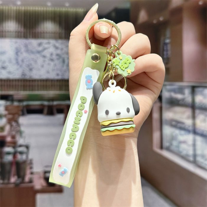 Wholesale Cartoon Silicone Doll Keychain JDC-KC-HaoXi028