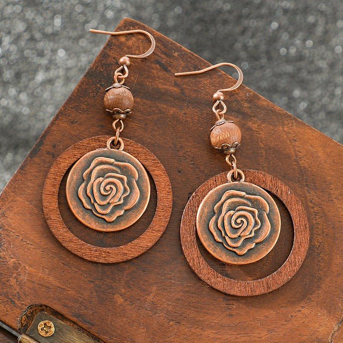 Wholesale Bohemian Artistic Vintage Tassel Earrings Zinc Alloy Jewelry Accessory MOQ≥2
