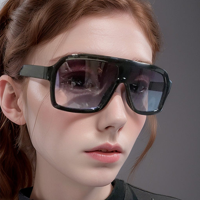 Wholesale Large frame toad glasses, fashionable pilot sunglasses, personalized sunshade sunglasses