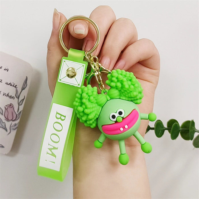 Wholesale Cartoon Silicone Doll Keychain JDC-KC-HaoXi004