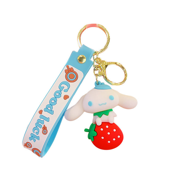 Wholesale Cartoon Silicone Doll Keychain JDC-KC-MingT121