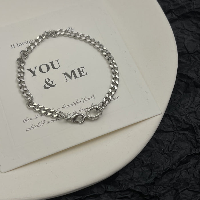 Wholesale Pure silver bracelet, bead, niche temperament, versatile accessory