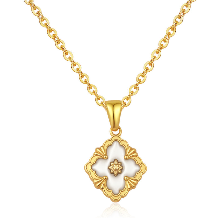 Wholesale Stainless Steel Retro Geometric Choker Necklace