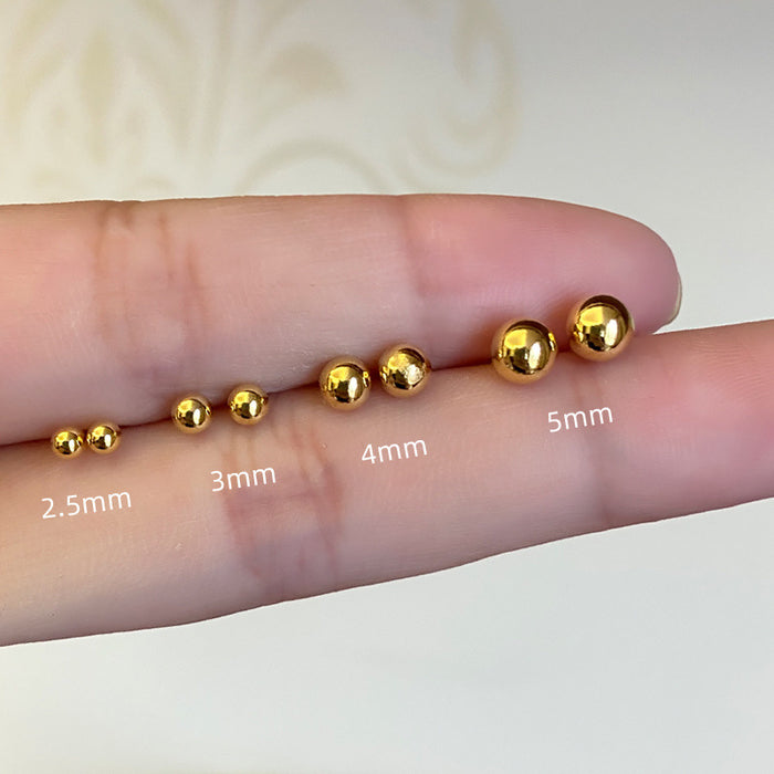 Wholesale Silver needle earrings, earrings, earrings, ear holes, simple and compact earrings, ear bone needles