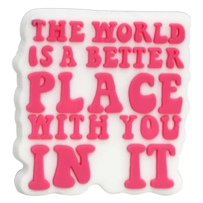 Wholesale Cartoon Phrase Beaded Pen Beads Pvc Soft Glue Loose Beads Jewelry Accessories DIY Ballpoint Pen Beads