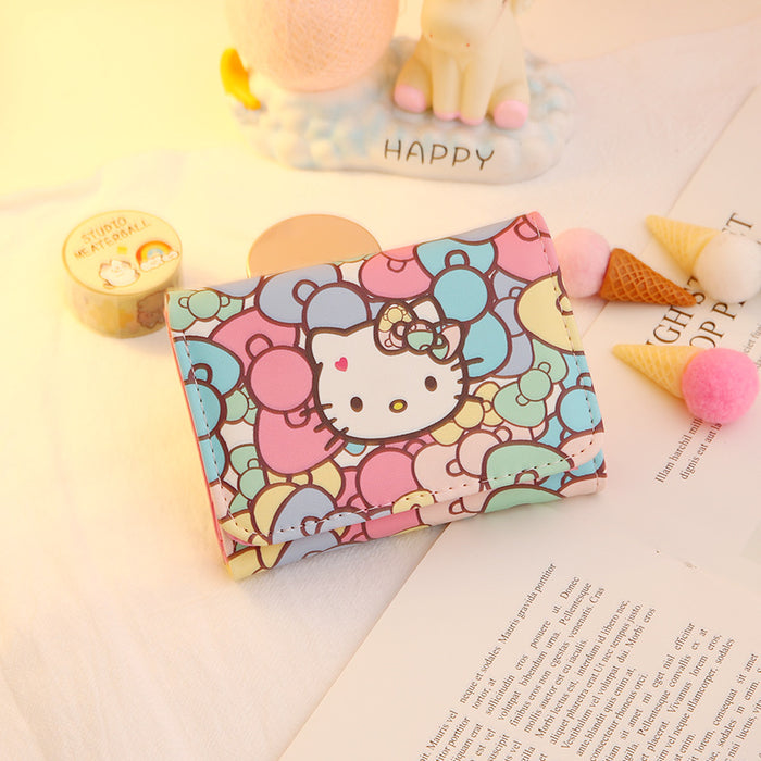 Wholesale Cute Cartoon Girly Foldable Coin Purse Wallet